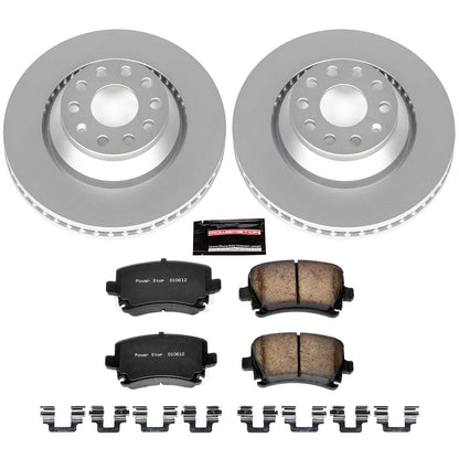 PowerStop Power Stop 09-17 Volkswagen CC Rear Z23 Evolution Sport Coated Brake Kit CRK4628