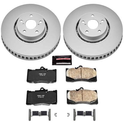 PowerStop Power Stop 07-11 Lexus GS350 Front Z17 Evolution Geomet Coated Brake Kit CRK4634