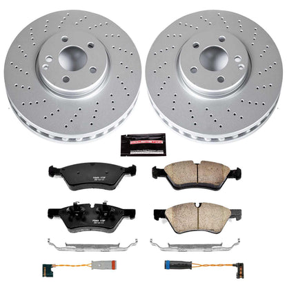 PowerStop Power Stop 2006 Mercedes-Benz E500 Front Z23 Evolution Sport Coated Brake Kit CRK4644