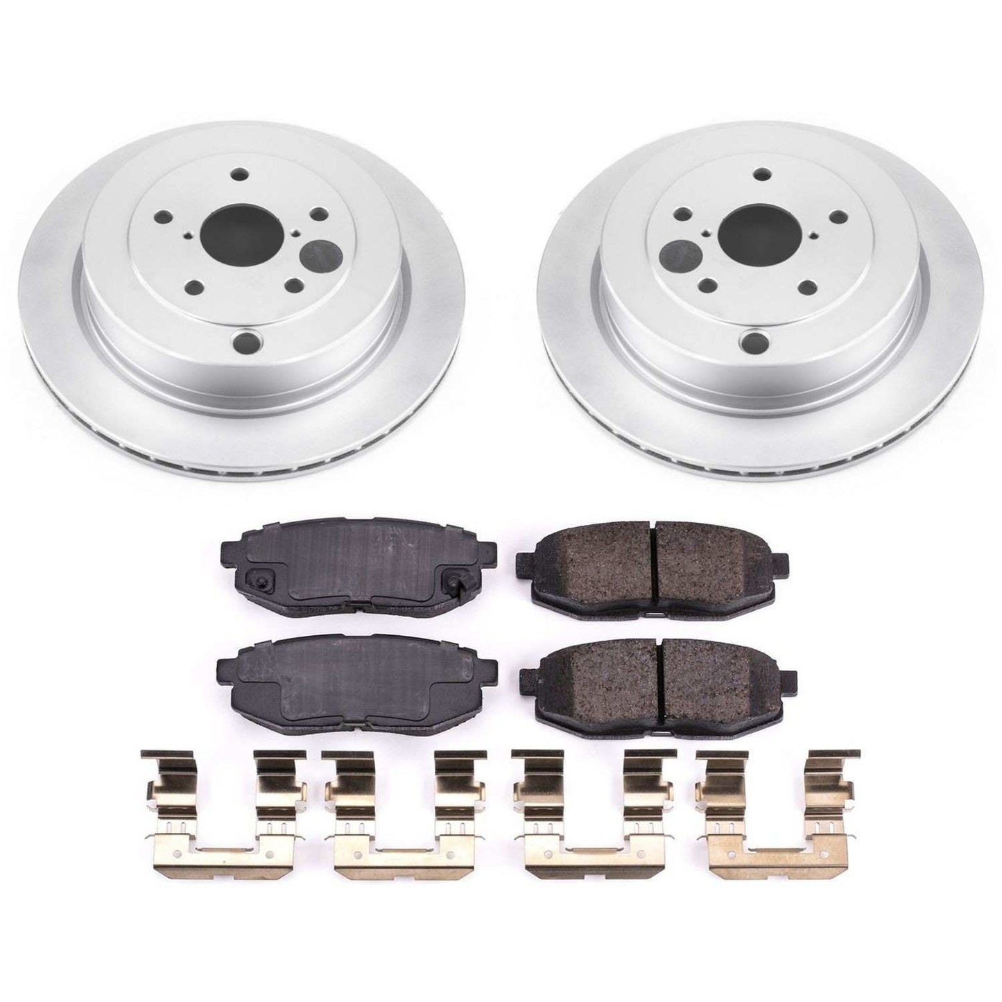 PowerStop Power Stop 06-07 Subaru B9 Tribeca Rear Z17 Evolution Geomet Coated Brake Kit CRK4645