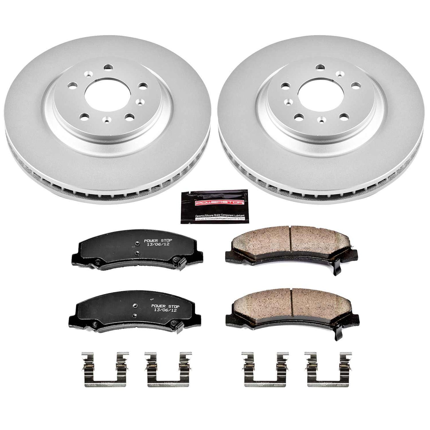 PowerStop Power Stop 08-09 Buick Allure Front Z17 Evolution Geomet Coated Brake Kit CRK4654