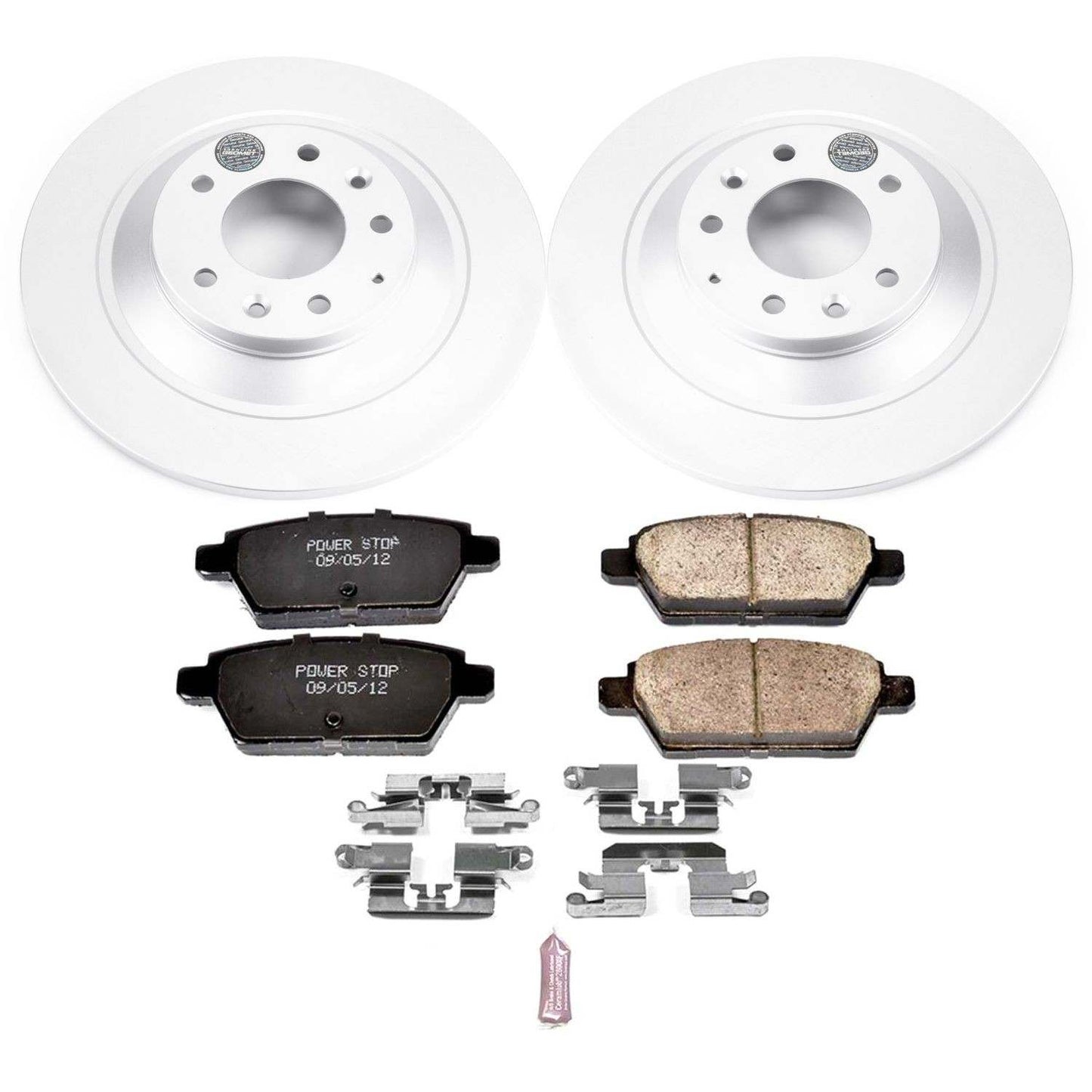 PowerStop Power Stop 06-07 Mazda 6 Rear Z17 Evolution Geomet Coated Brake Kit CRK4655