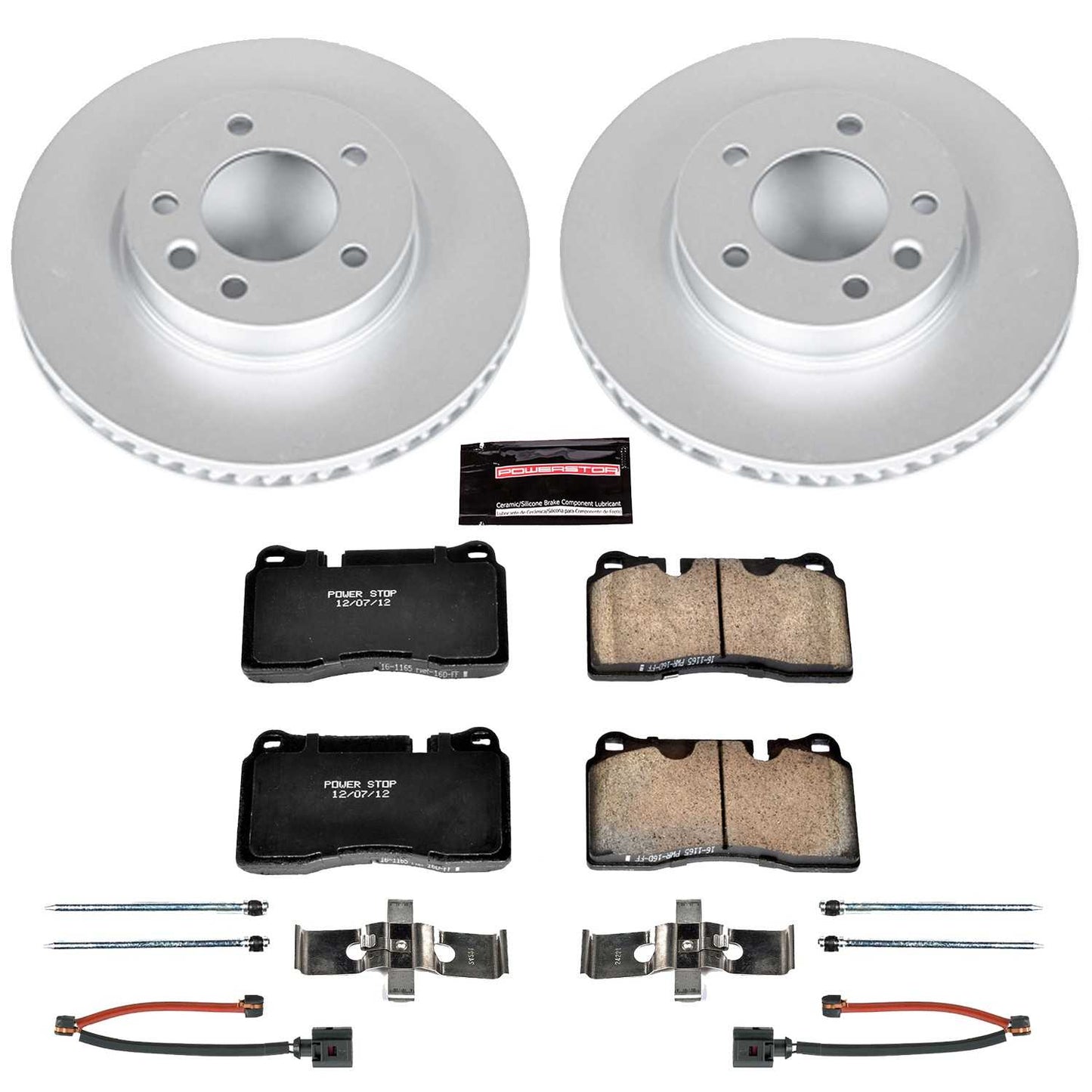 PowerStop Power Stop 06-17 Volkswagen Touareg Front Z23 Evolution Sport Coated Brake Kit CRK4656