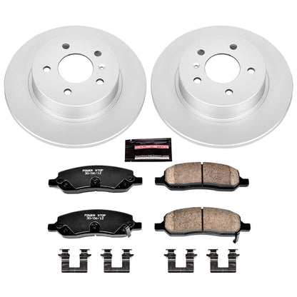 PowerStop Power Stop 06-11 Buick Lucerne Rear Z17 Evolution Geomet Coated Brake Kit CRK4658