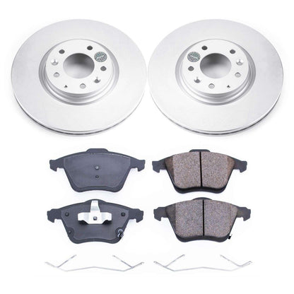 PowerStop Power Stop 06-07 Mazda 6 Front Z17 Evolution Geomet Coated Brake Kit CRK4660