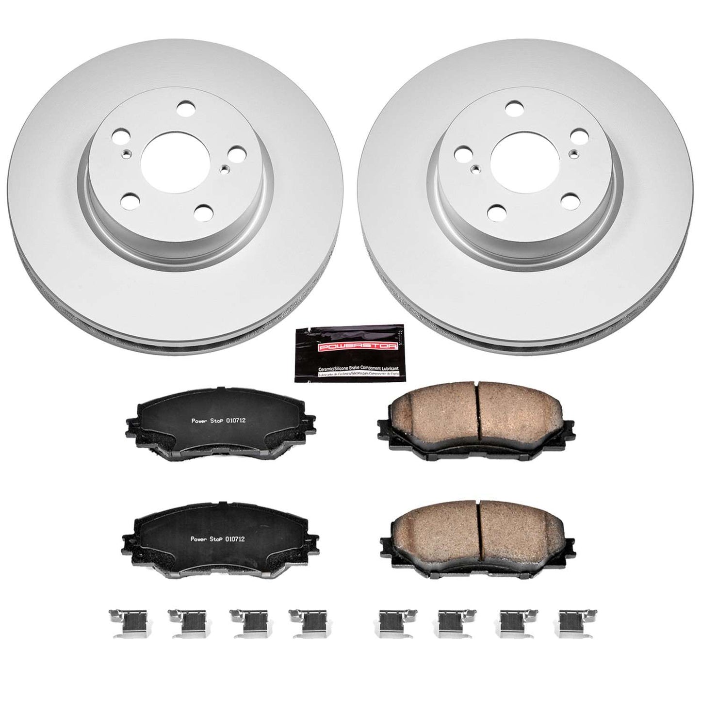 PowerStop Power Stop 09-10 Pontiac Vibe Front Z17 Evolution Geomet Coated Brake Kit CRK4669