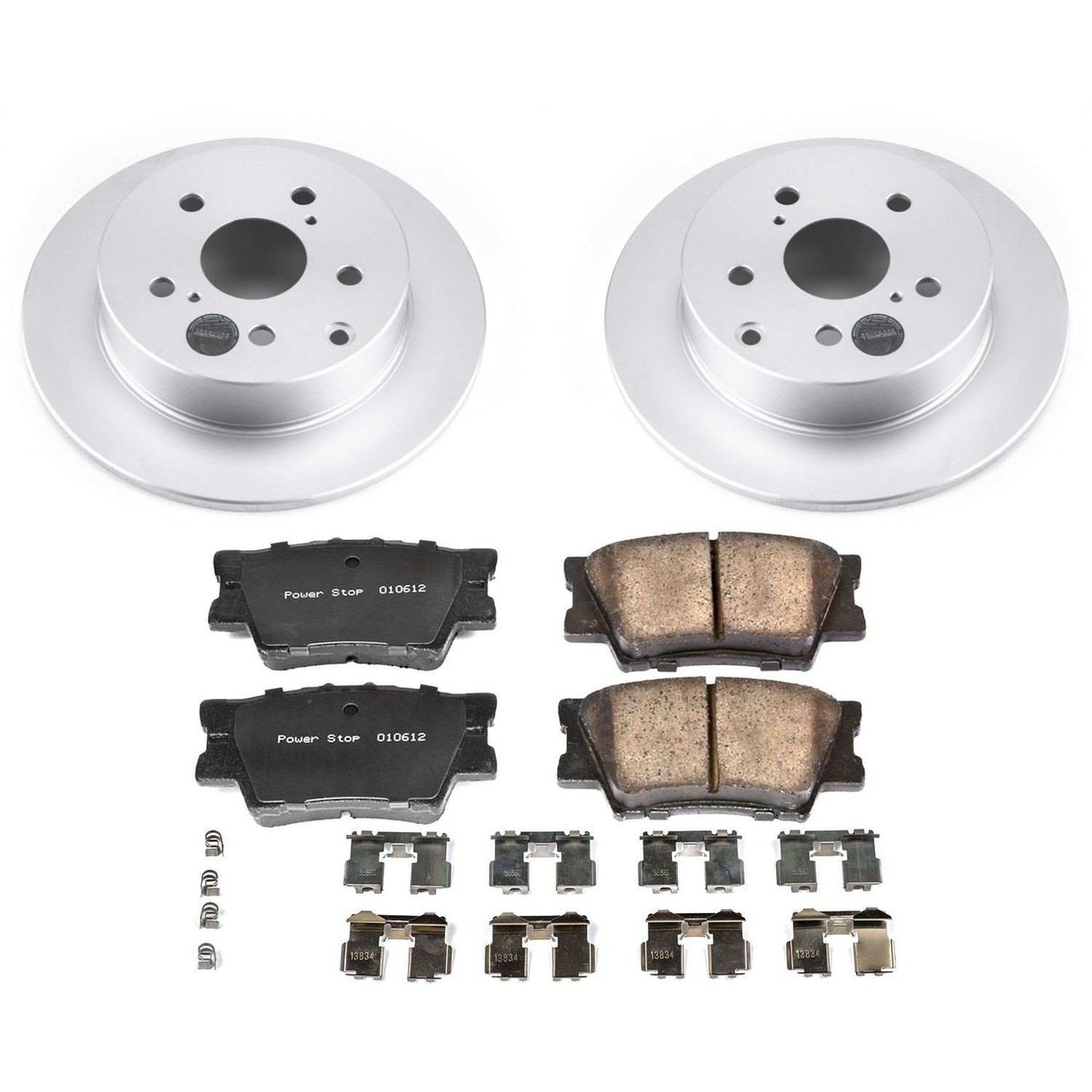 PowerStop Power Stop 09-10 Pontiac Vibe Rear Z17 Evolution Geomet Coated Brake Kit CRK4670