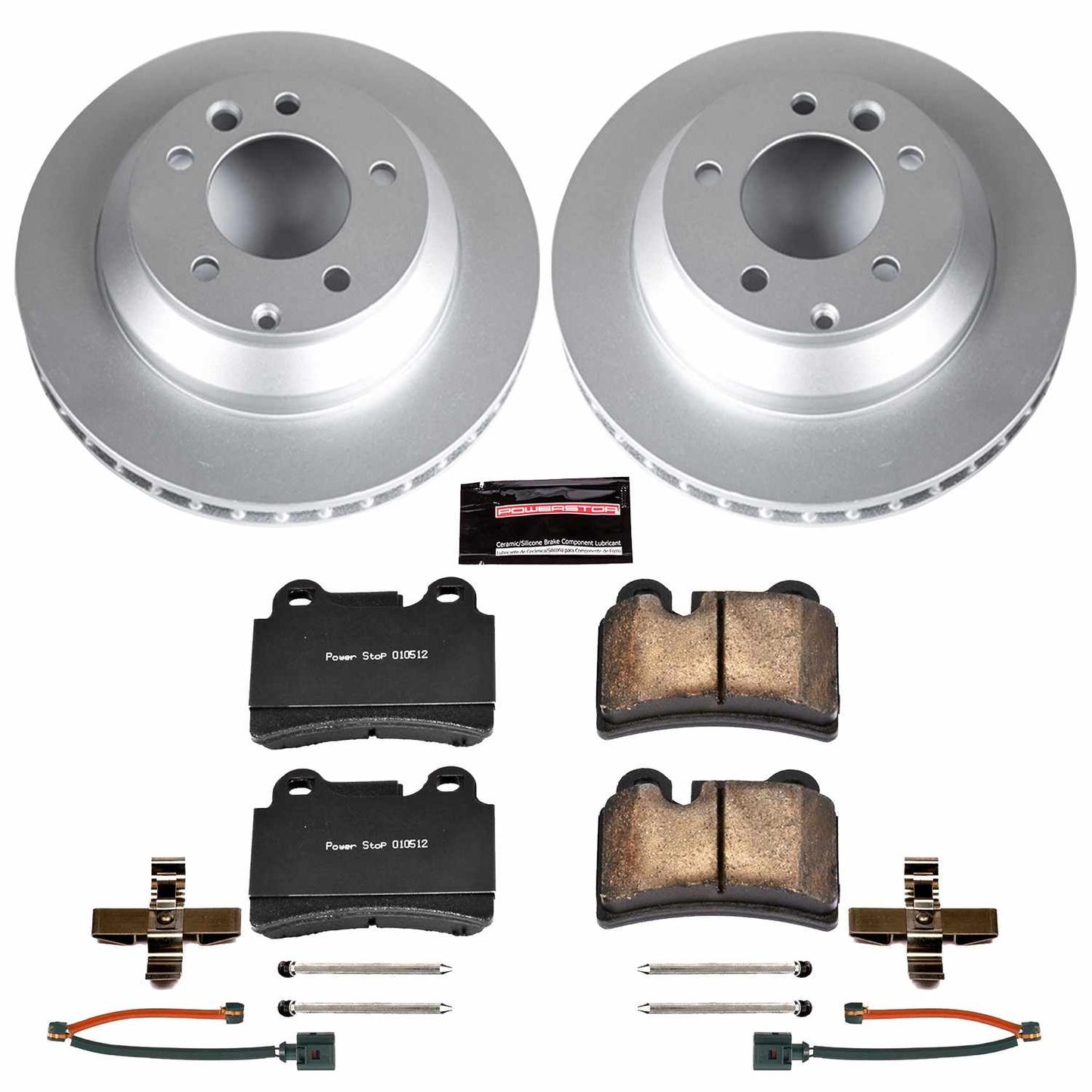 PowerStop Power Stop 2006 Volkswagen Touareg Rear Z23 Evolution Sport Coated Brake Kit CRK4681