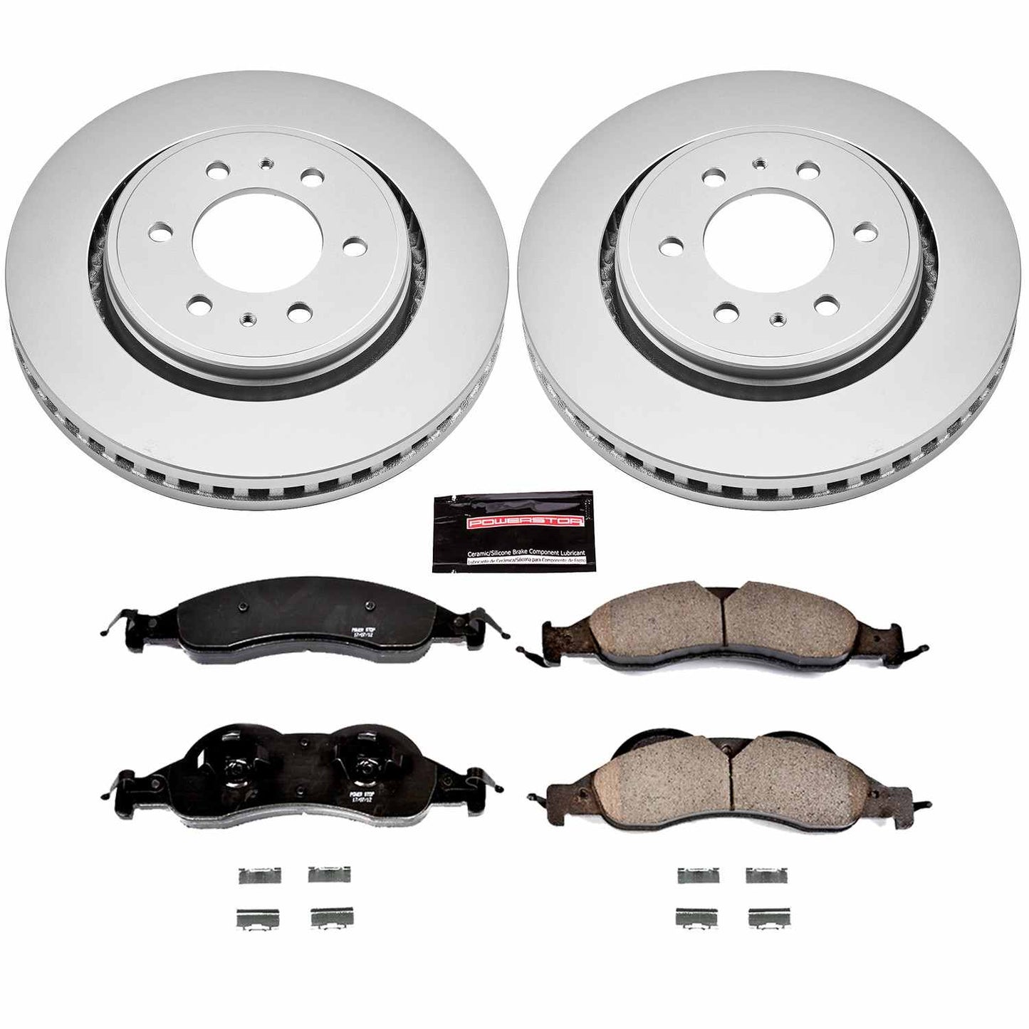 PowerStop Power Stop 07-09 Ford Expedition Front Z17 Evolution Geomet Coated Brake Kit CRK4682