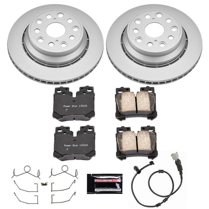 PowerStop Power Stop 07-09 Lexus LS460 Rear Z17 Evolution Geomet Coated Brake Kit CRK4689