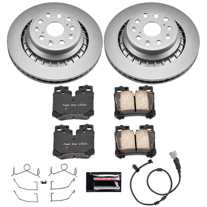 PowerStop Power Stop 07-09 Lexus LS460 Rear Z17 Evolution Geomet Coated Brake Kit CRK4690