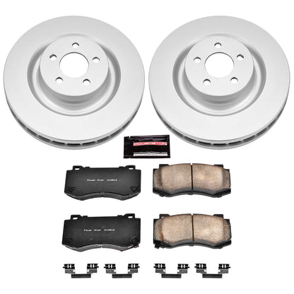 PowerStop Power Stop 05-10 Chrysler 300 Front Z17 Evolution Geomet Coated Brake Kit CRK4695