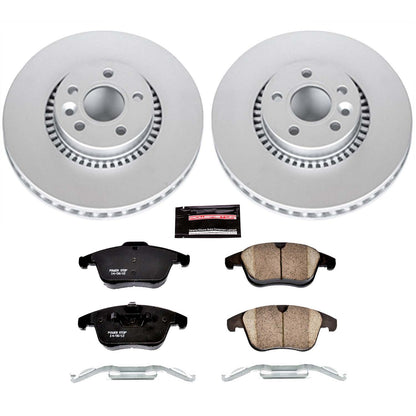 PowerStop Power Stop 08-15 Land Rover LR2 Front Z23 Evolution Sport Coated Brake Kit CRK4701