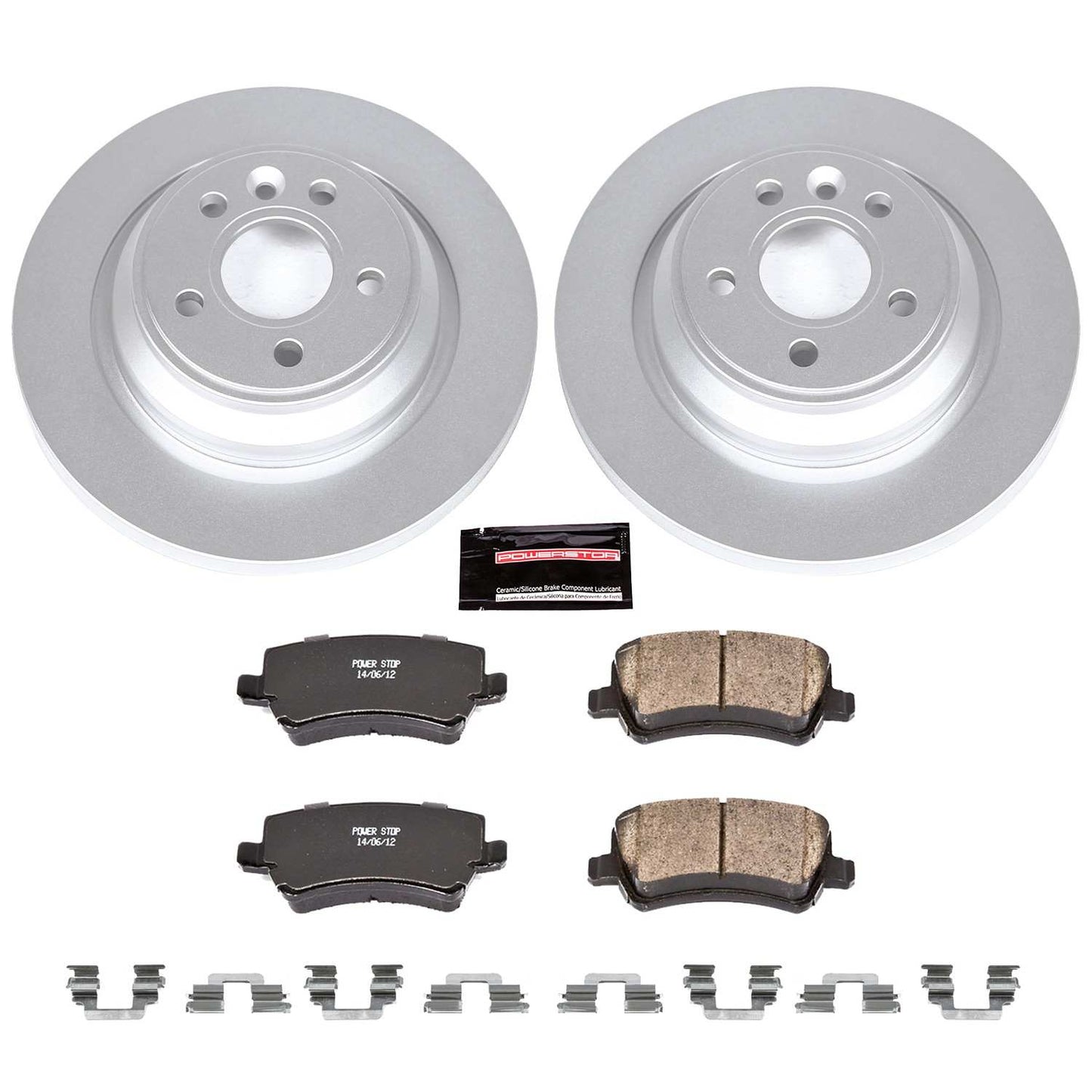 PowerStop Power Stop 11-18 Volvo S60 Rear Z23 Evolution Sport Coated Brake Kit CRK4704