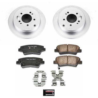 PowerStop Power Stop 07-09 Kia Amanti Rear Z17 Evolution Geomet Coated Brake Kit CRK4710
