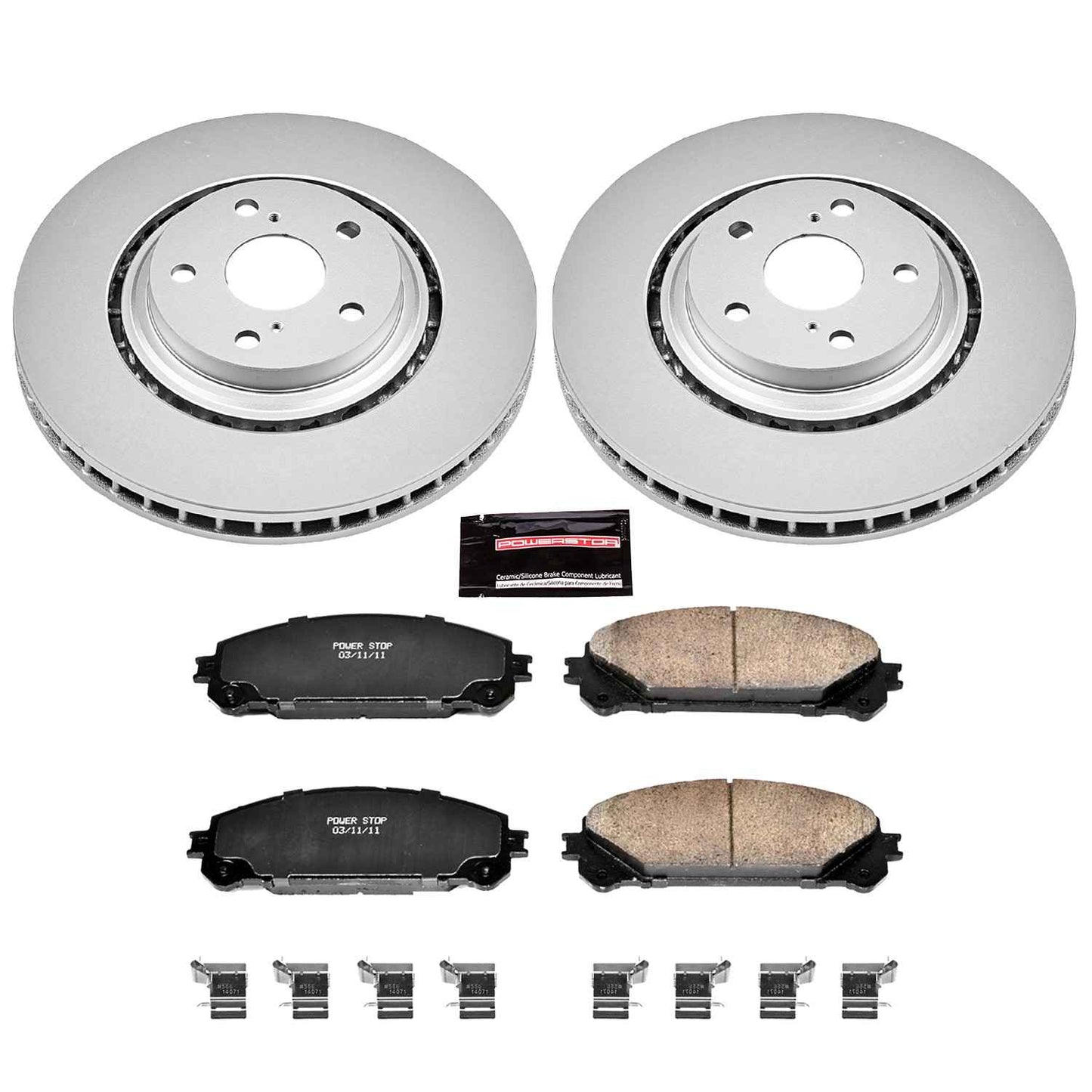 PowerStop Power Stop 15-17 Lexus NX200t Front Z17 Evolution Geomet Coated Brake Kit CRK4713