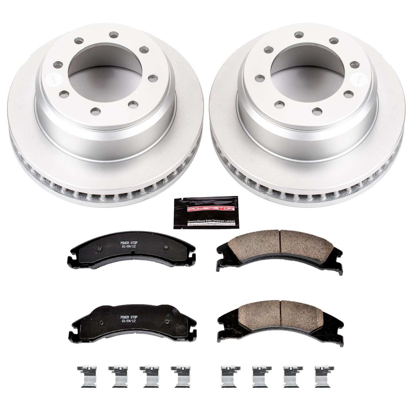 PowerStop Power Stop 08-14 Ford E-150 Rear Z17 Evolution Geomet Coated Brake Kit CRK4718