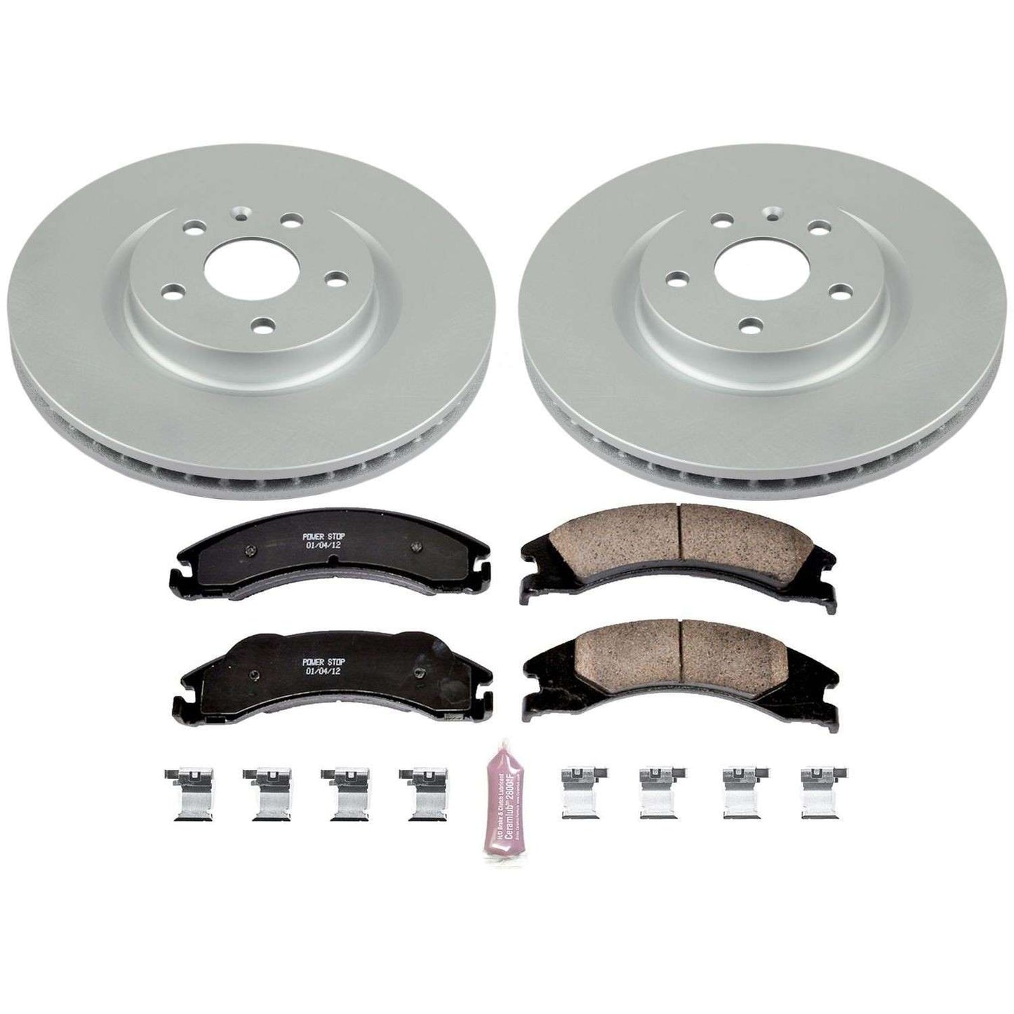 PowerStop Power Stop 08-19 Ford E-350 Super Duty Rear Z17 Evolution Geomet Coated Brake Kit CRK4719
