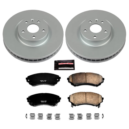 PowerStop Power Stop 08-14 Cadillac CTS Front Z17 Evolution Geomet Coated Brake Kit CRK4720
