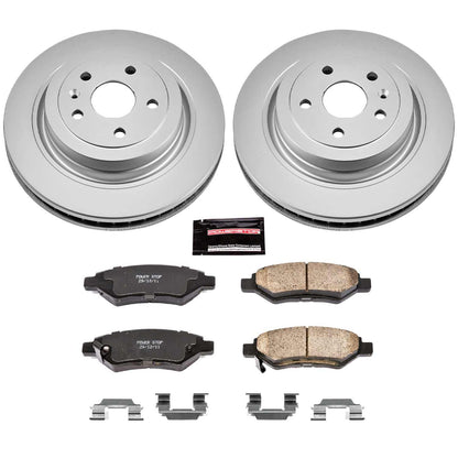 PowerStop Power Stop 08-14 Cadillac CTS Rear Z17 Evolution Geomet Coated Brake Kit CRK4723