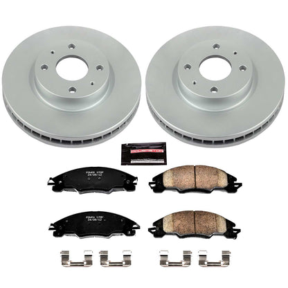 PowerStop Power Stop 08-11 Ford Focus Front Z17 Evolution Geomet Coated Brake Kit CRK4726