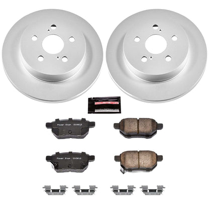 PowerStop Power Stop 09-10 Pontiac Vibe Rear Z17 Evolution Geomet Coated Brake Kit CRK4736
