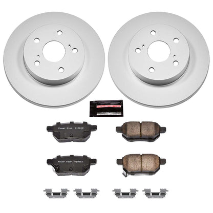 PowerStop Power Stop 09-10 Pontiac Vibe Rear Z17 Evolution Geomet Coated Brake Kit CRK4737