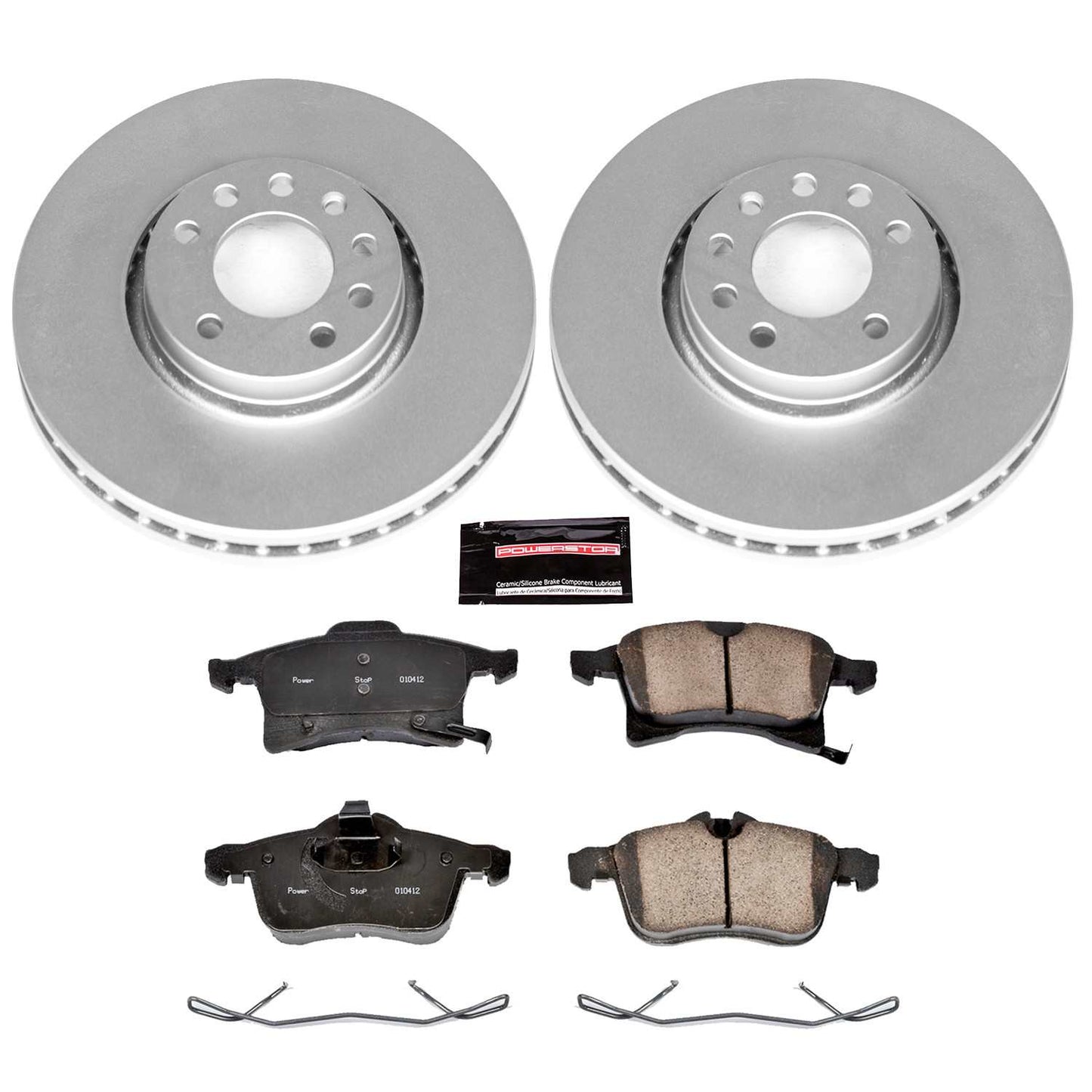PowerStop Power Stop 2008 Saturn Astra Front Z23 Evolution Sport Coated Brake Kit CRK4738