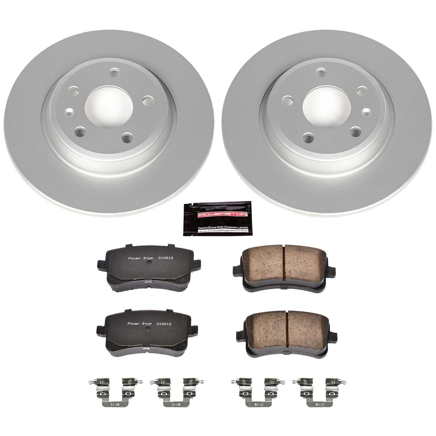 PowerStop Power Stop 09-16 Audi A4 Rear Z23 Evolution Sport Coated Brake Kit CRK4745
