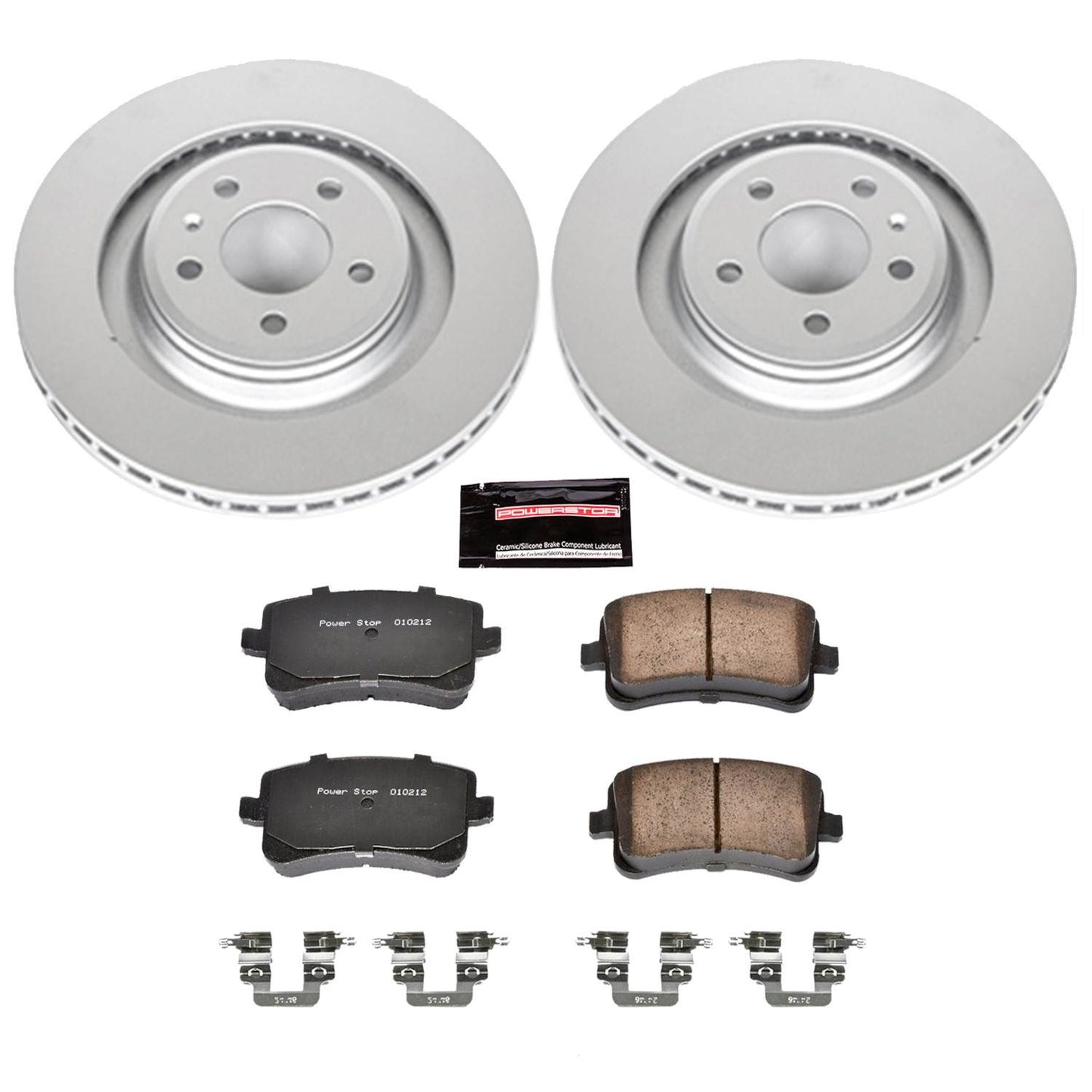 PowerStop Power Stop 10-11 Audi S4 Rear Z23 Evolution Sport Coated Brake Kit CRK4746