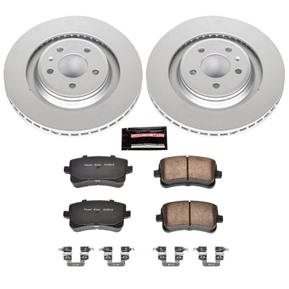 PowerStop Power Stop 10-11 Audi S4 Rear Z23 Evolution Sport Coated Brake Kit CRK4746