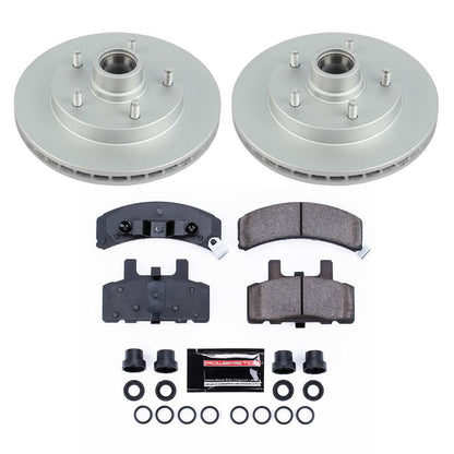 PowerStop Power Stop 94-99 Dodge Ram 1500 Front Z17 Evolution Geomet Coated Brake Kit CRK4875