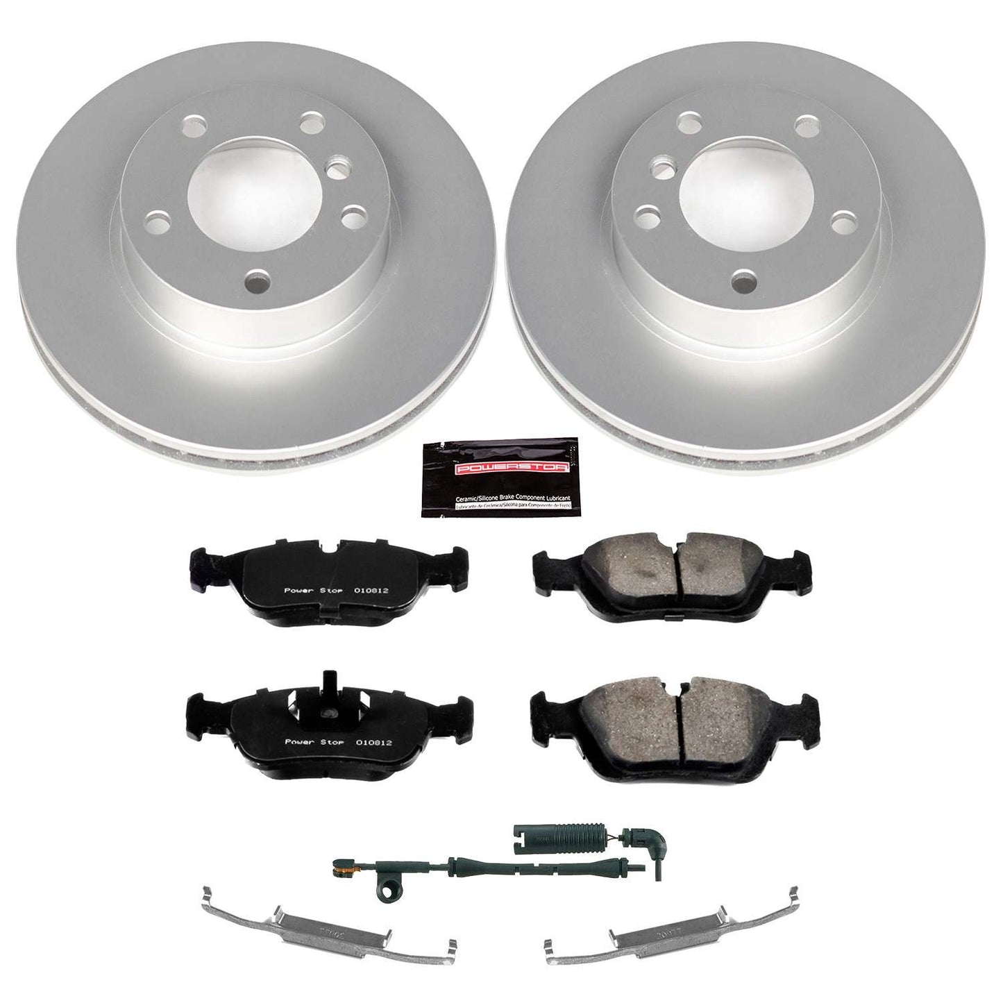 PowerStop Power Stop 2000 BMW 323Ci Front Z23 Evolution Sport Coated Brake Kit CRK497
