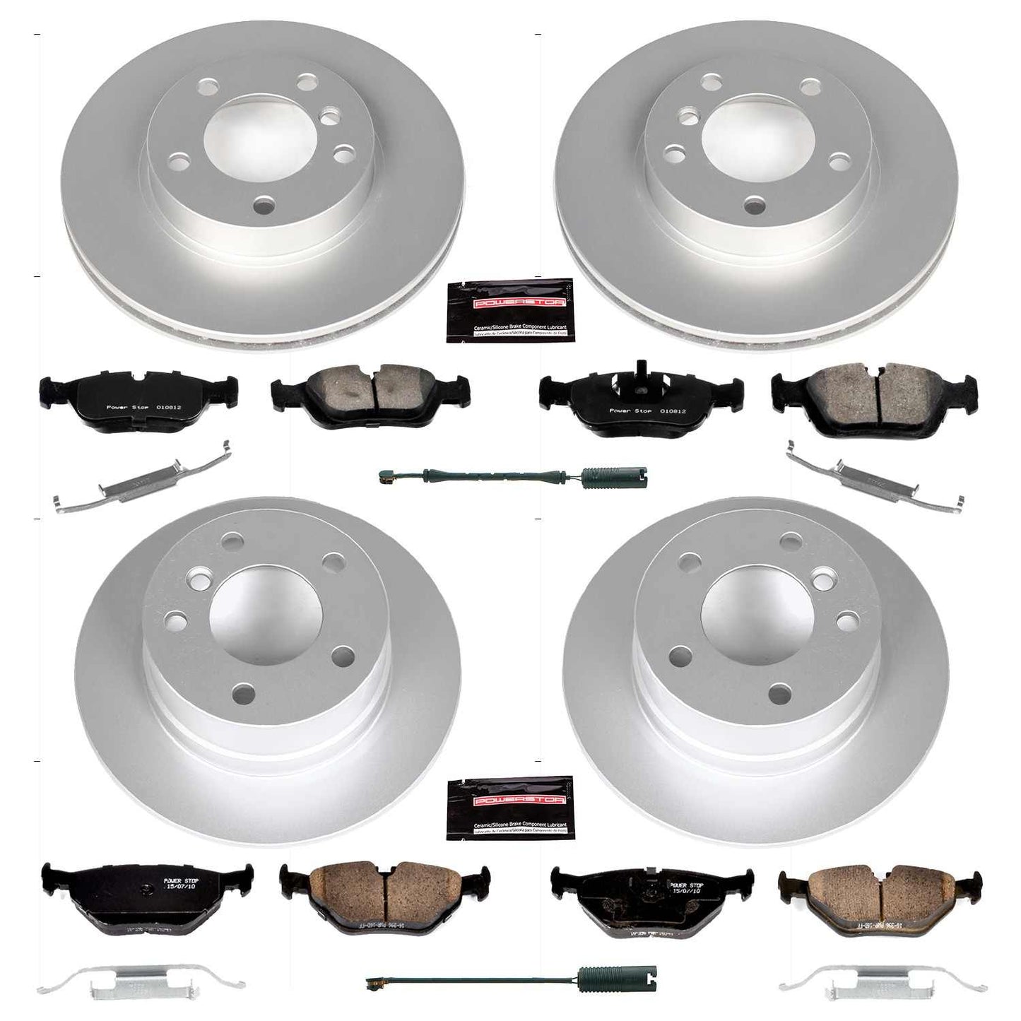 PowerStop Power Stop 97-02 BMW Z3 Front & Rear Z23 Evolution Sport Coated Brake Kit CRK500