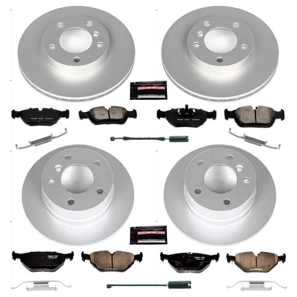PowerStop Power Stop 97-02 BMW Z3 Front & Rear Z23 Evolution Sport Coated Brake Kit CRK500