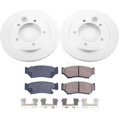 PowerStop Power Stop 00-04 Chevrolet Tracker Front Z17 Evolution Geomet Coated Brake Kit CRK5014