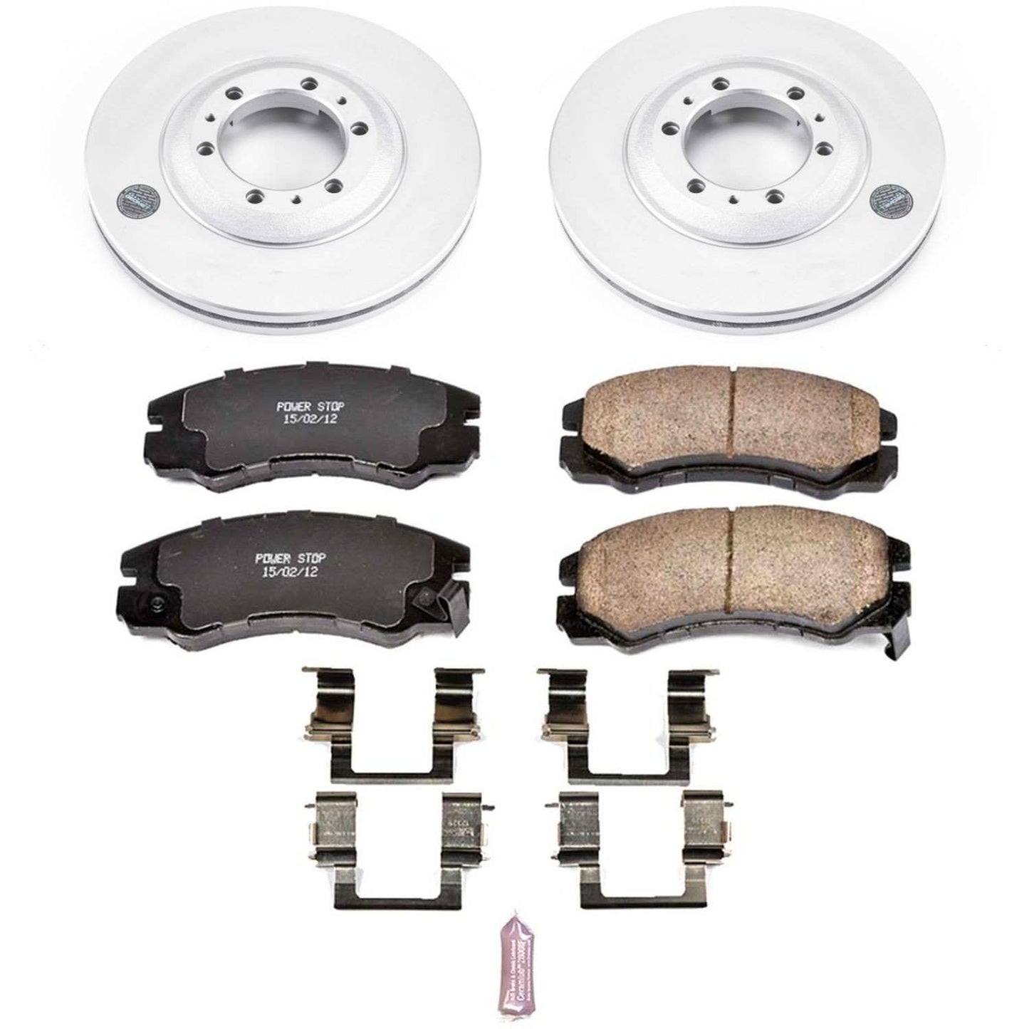 PowerStop Power Stop 96-99 Acura SLX Front Z17 Evolution Geomet Coated Brake Kit CRK5026