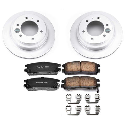PowerStop Power Stop 96-99 Acura SLX Rear Z17 Evolution Geomet Coated Brake Kit CRK5029
