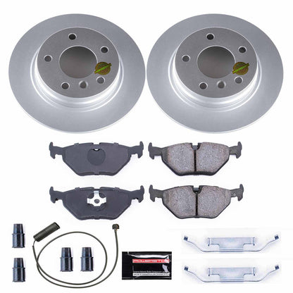 PowerStop Power Stop 92-98 BMW 318i Rear Z23 Evolution Sport Coated Brake Kit CRK502