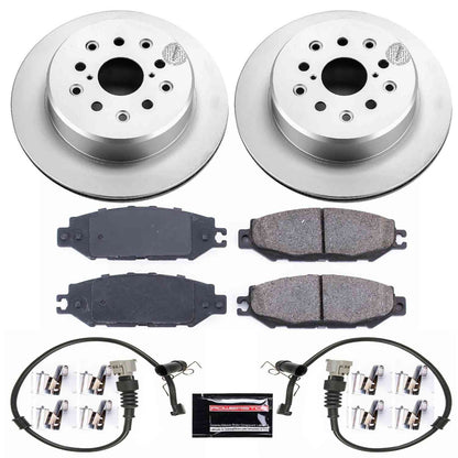PowerStop Power Stop 95-00 Lexus LS400 Rear Z17 Evolution Geomet Coated Brake Kit CRK5061