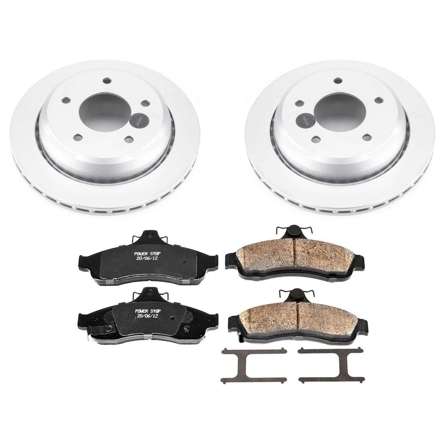 PowerStop Power Stop 94-96 Chevrolet Caprice Rear Z17 Evolution Geomet Coated Brake Kit CRK5064