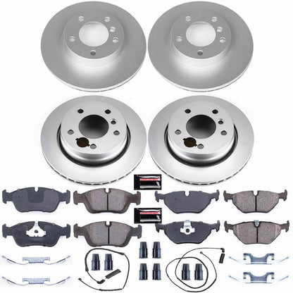 PowerStop Power Stop 2000 BMW 323Ci Front & Rear Z23 Evolution Sport Coated Brake Kit CRK507
