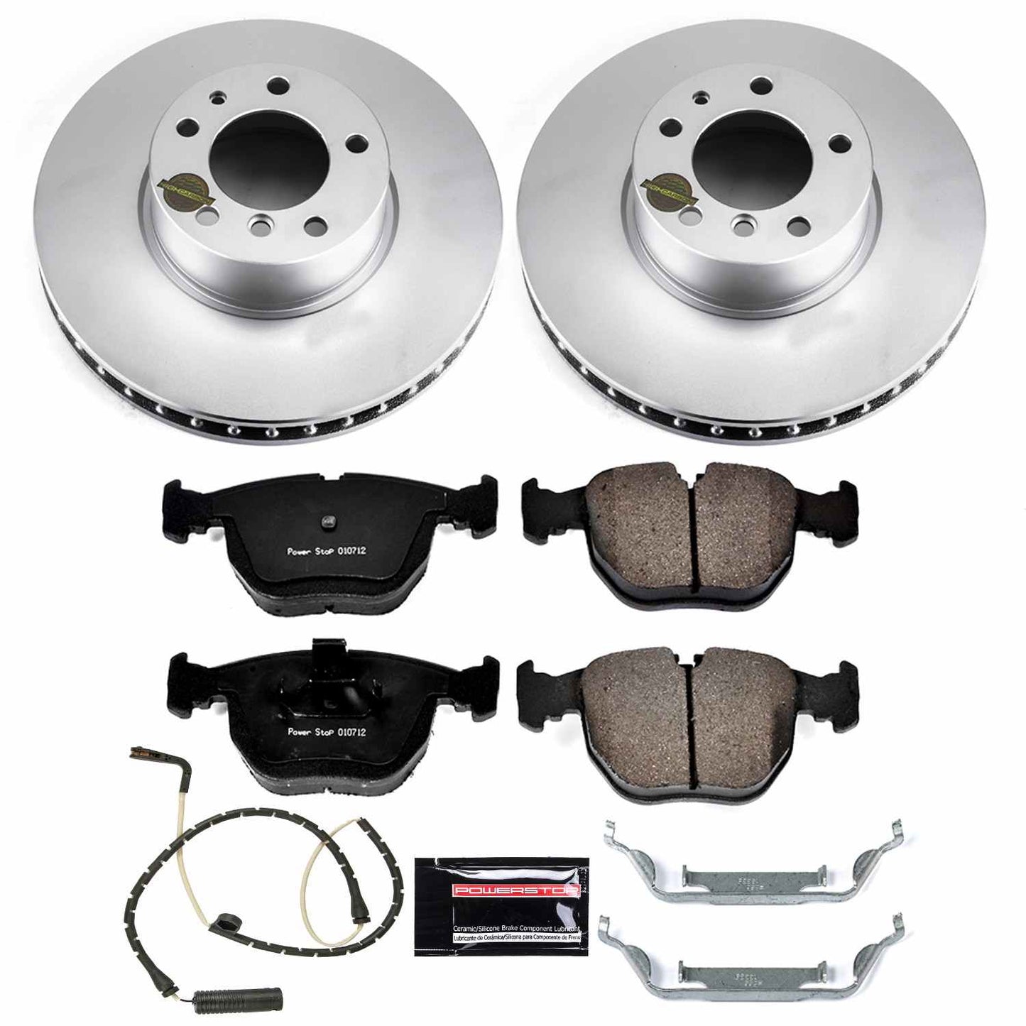 PowerStop Power Stop 97-00 BMW 540i Front Z23 Evolution Sport Coated Brake Kit CRK508