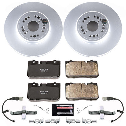 PowerStop Power Stop 95-00 Lexus LS400 Front Z17 Evolution Geomet Coated Brake Kit CRK5099
