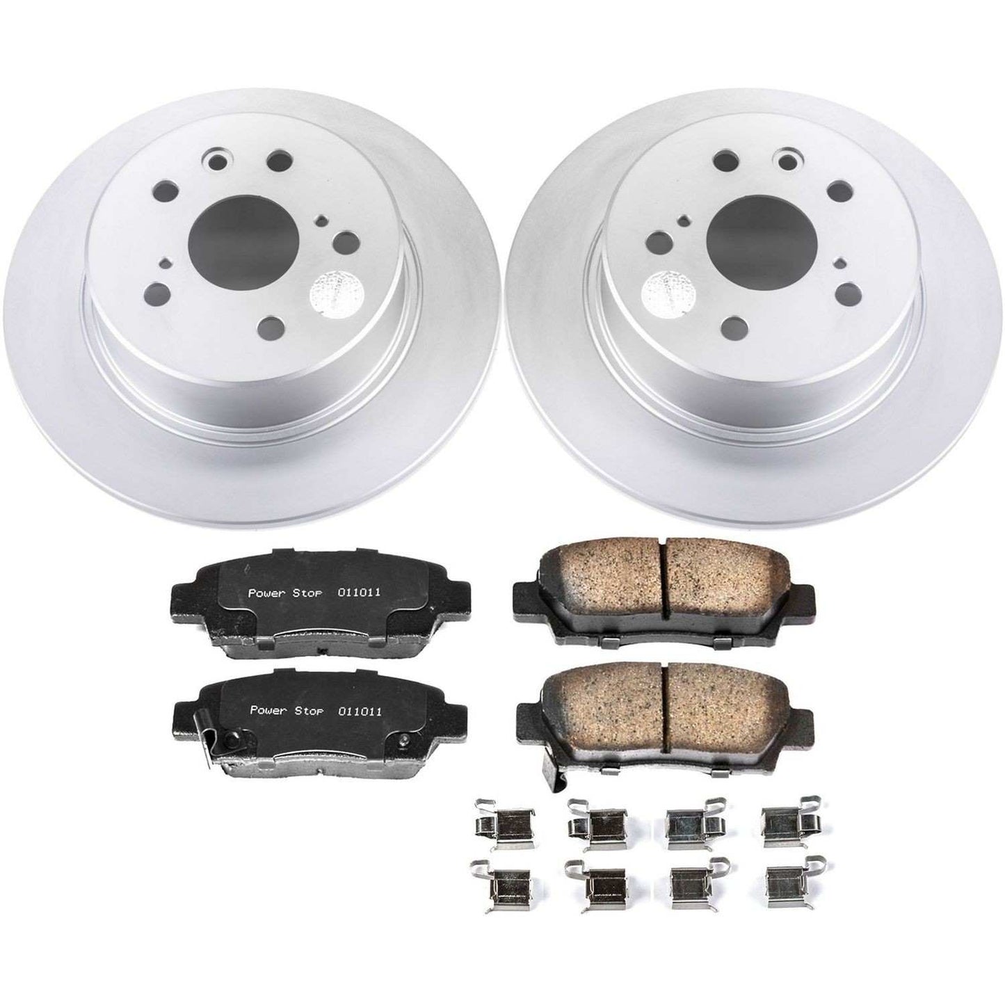 PowerStop Power Stop 95-99 Toyota Avalon Rear Z17 Evolution Geomet Coated Brake Kit CRK5103