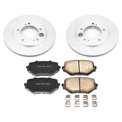 PowerStop Power Stop 00-05 Suzuki Grand Vitara Front Z17 Evolution Geomet Coated Brake Kit CRK5109