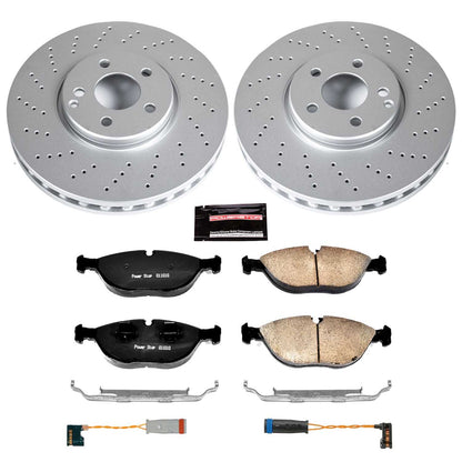 PowerStop Power Stop 04-05 Mercedes-Benz E500 Front Z23 Evolution Sport Coated Brake Kit CRK5118