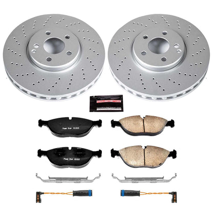 PowerStop Power Stop 03-06 Mercedes-Benz S430 Front Z23 Evolution Sport Coated Brake Kit CRK5120
