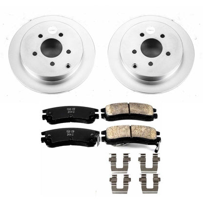 PowerStop Power Stop 02-07 Buick Rendezvous Rear Z17 Evolution Geomet Coated Brake Kit CRK5135