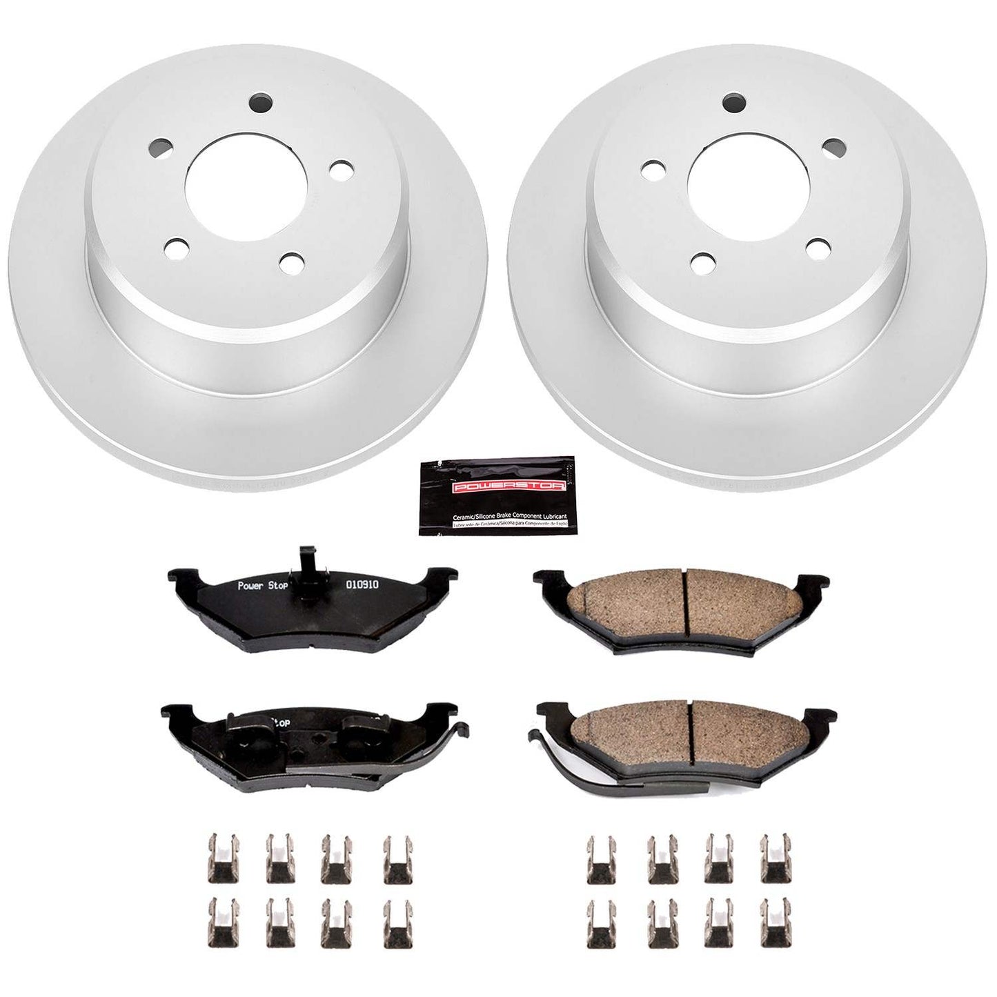 PowerStop Power Stop 97-99 Chrysler Town & Country Rear Z17 Evolution Geomet Coated Brake Kit CRK5149